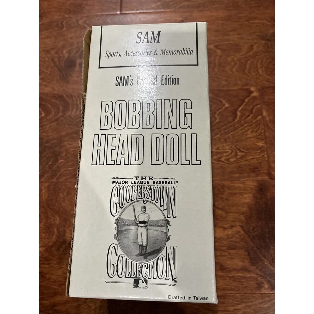 Vintage 1992 Ty Cobb SAM'S Limited Edition Bobbing Head Doll Detroit Tigers NIB - Picture 6 of 10